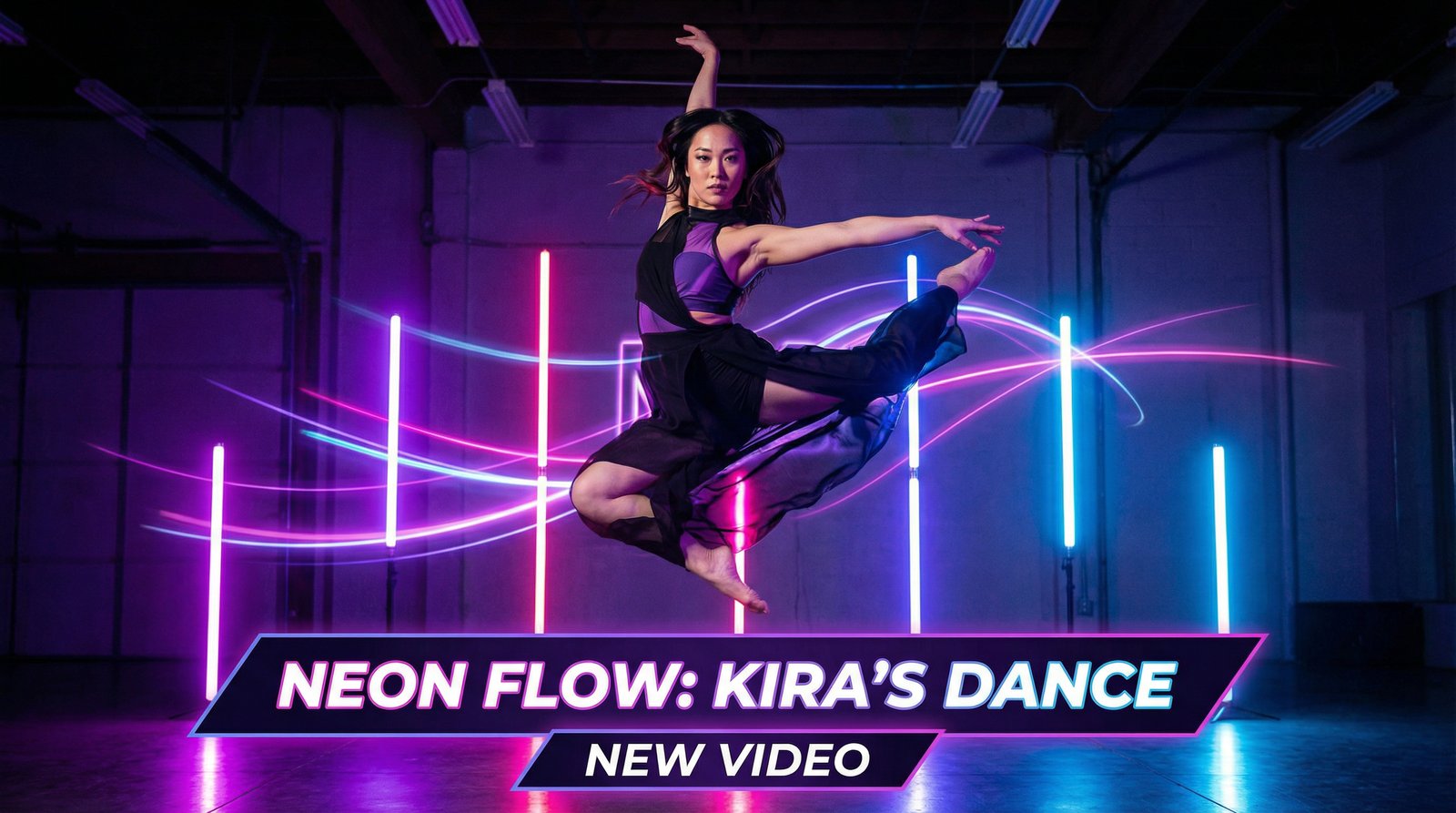 草莓视频霓虹舞者创意舞蹈视频